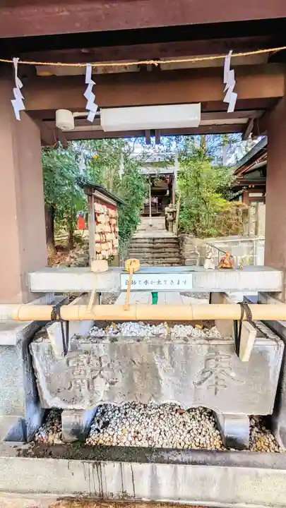 北澤八幡神社の手水舎