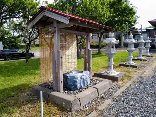 苫前神社の手水