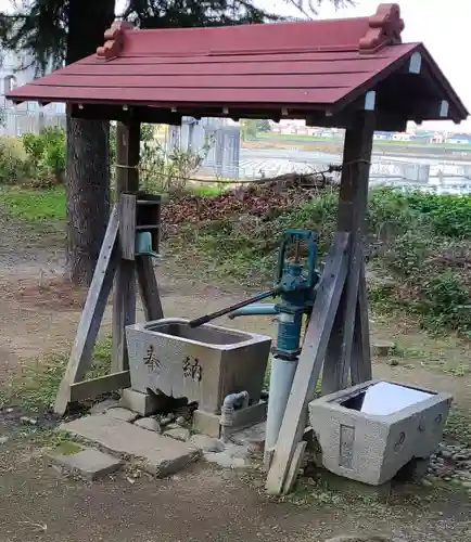 船島稲荷大明神の手水舎