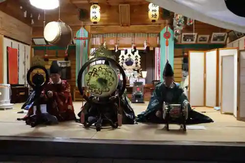 熊野福藏神社の神楽