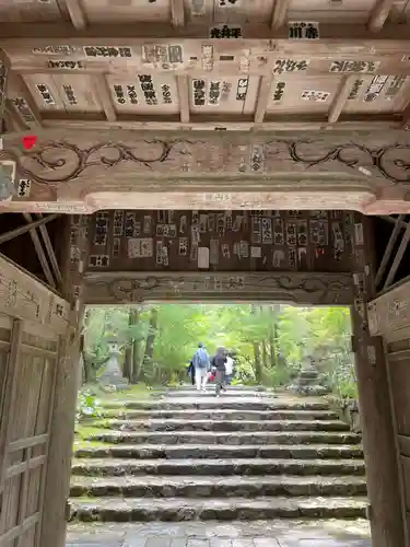 竹林寺の山門