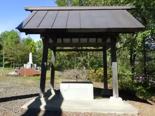 温根別神社の手水