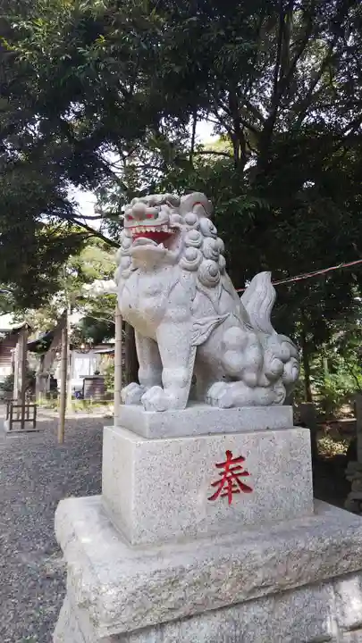 菊田神社の狛犬