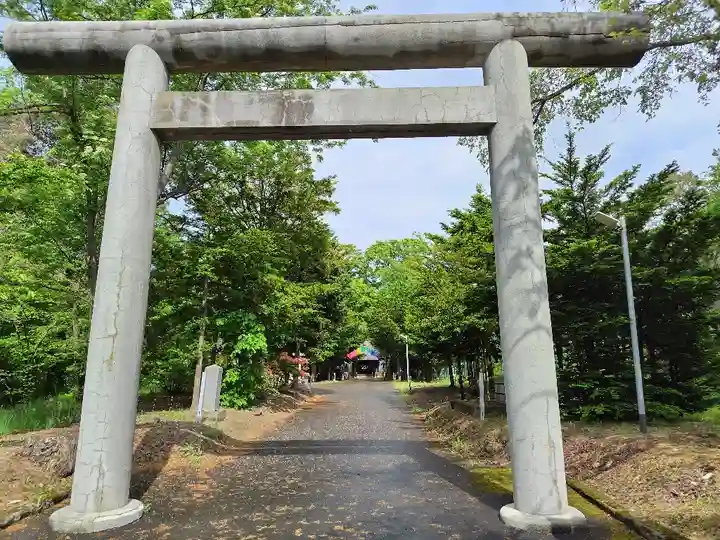 東神楽神社の鳥居