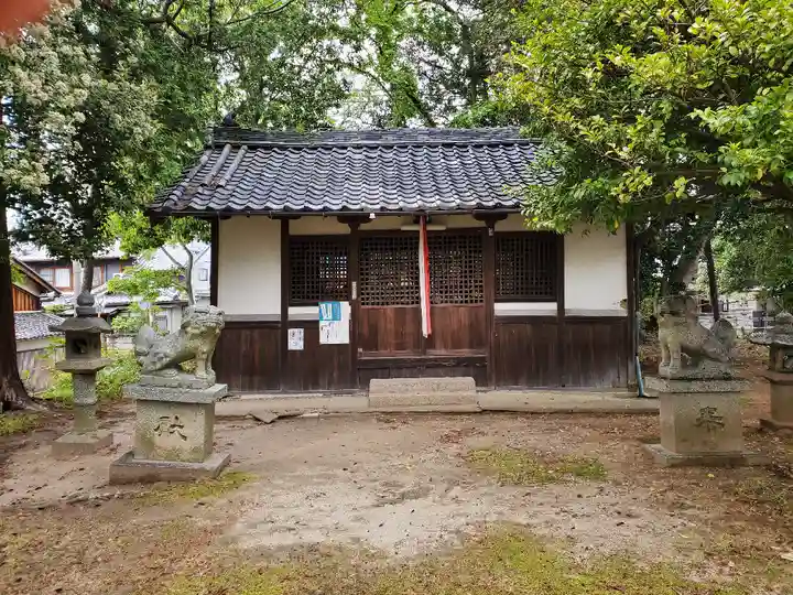 森市神社(村屋坐彌冨都比賣神社摂社)の本殿・本堂