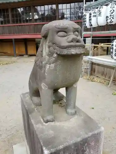 雀神社の狛犬