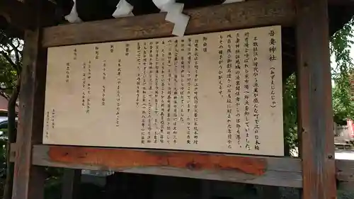 吾妻神社の歴史