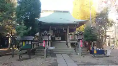 上目黒氷川神社の本殿・本堂