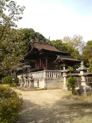 阿智神社の本殿・本堂