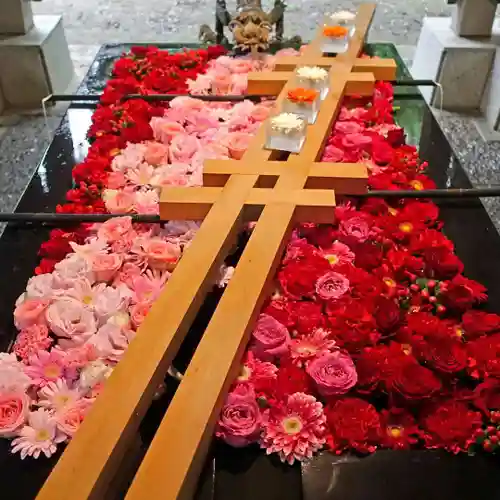 帯廣神社の手水舎