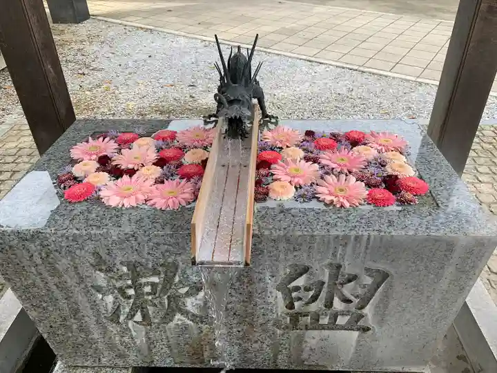 川越八幡宮の手水舎