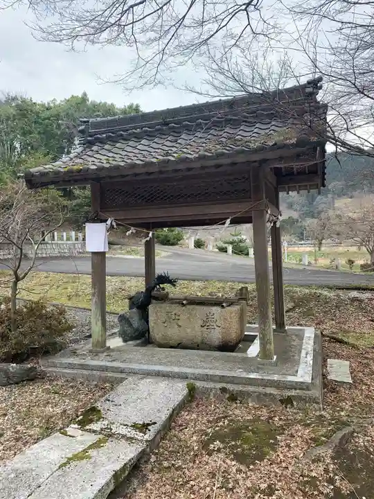 黒田神社の手水舎