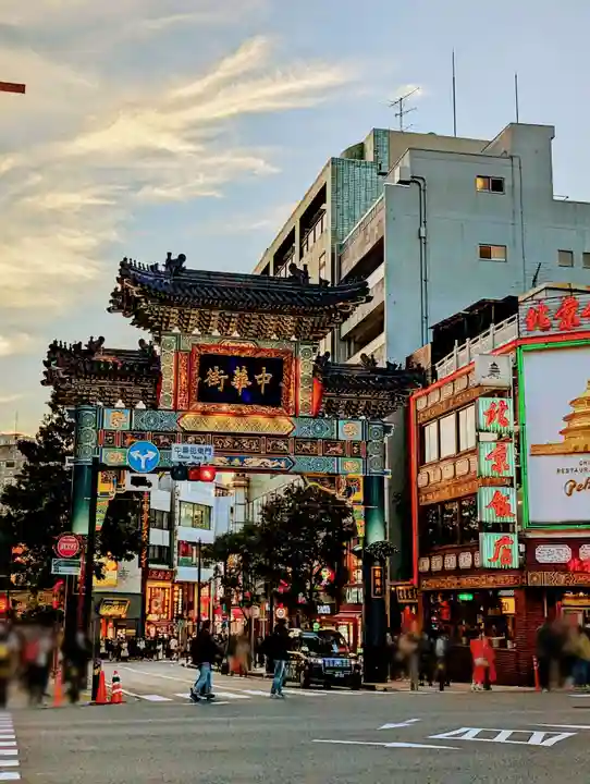 横濱媽祖廟の周辺