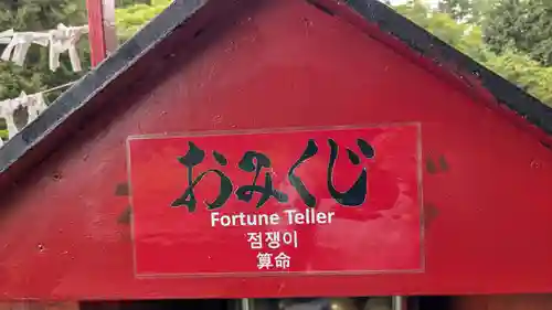 神社（洞爺湖中の島）のおみくじ