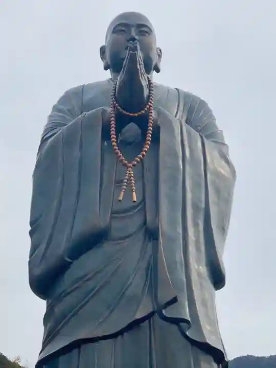 妙香庵 傳教大師堂の像