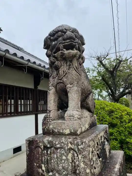 錦織神社の狛犬