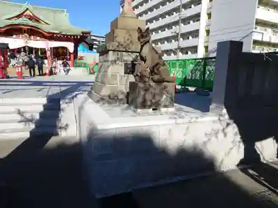 東京羽田 穴守稲荷神社の狛犬