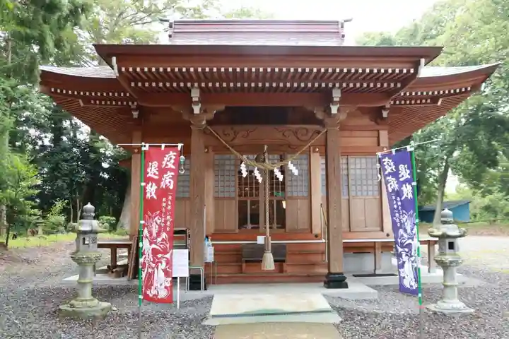 阿久津「田村神社」(郡山市阿久津町)旧社名:伊豆箱根三嶋三社の本殿・本堂