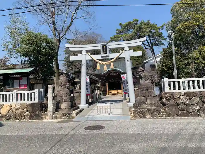 薫的神社の鳥居