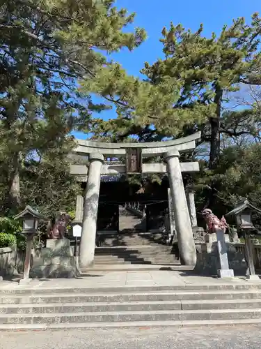 琴彈八幡宮の鳥居