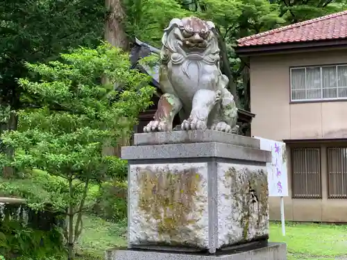 諏訪大社上社前宮の狛犬