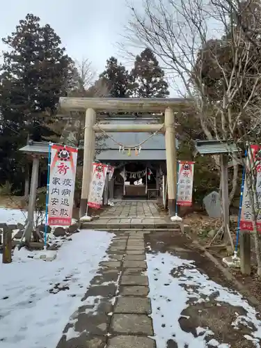 涌谷神社の鳥居