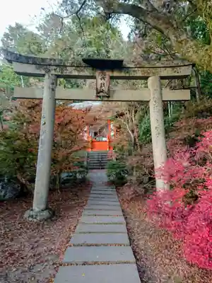 毘沙門堂門跡の鳥居