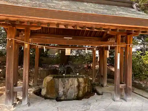 田村神社の手水