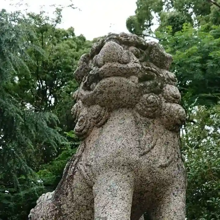 和泉國一之宮 大鳥大社の狛犬