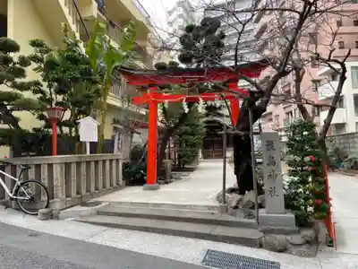 花隈厳島神社の鳥居