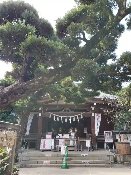 鳩森八幡神社の本殿・本堂