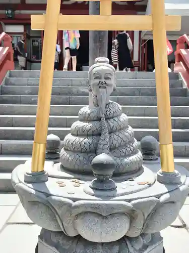 寛永寺不忍池弁天堂の像