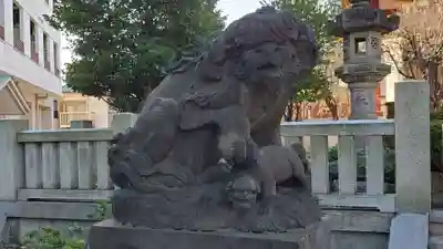 千住神社の狛犬