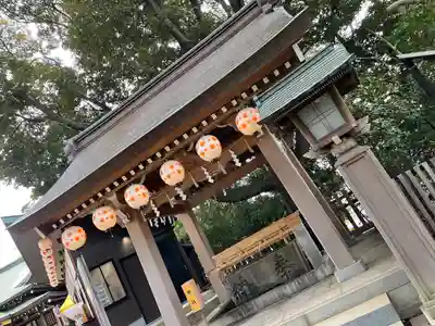 検見川神社の手水舎