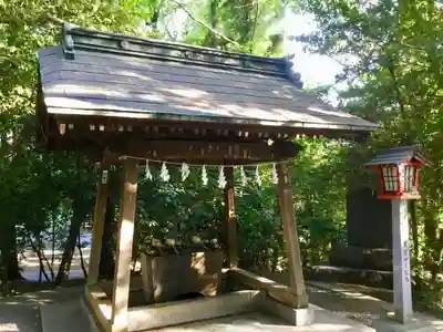 谷保天満宮の手水舎