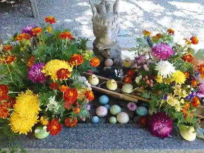 滑川神社 - 仕事と子どもの守り神の手水舎