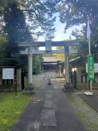 忍　諏訪神社・東照宮　の鳥居