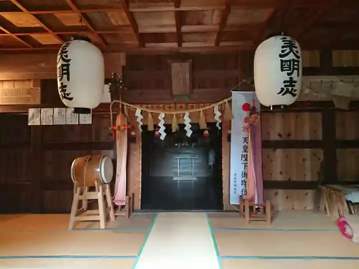 多美河津神社の本殿・本堂
