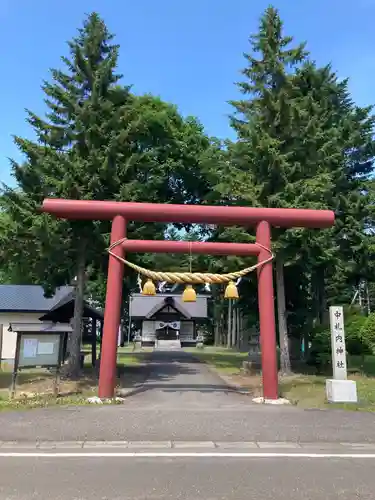 中札内神社の鳥居