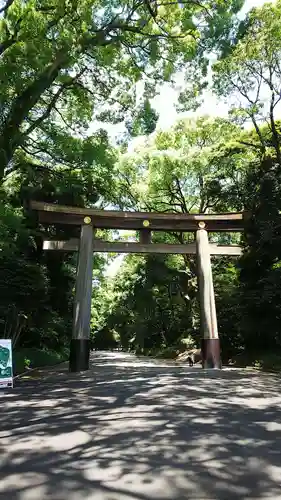 明治神宮の鳥居