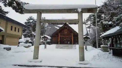 富良野神社の鳥居