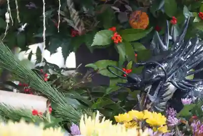 東海市熊野神社の手水舎