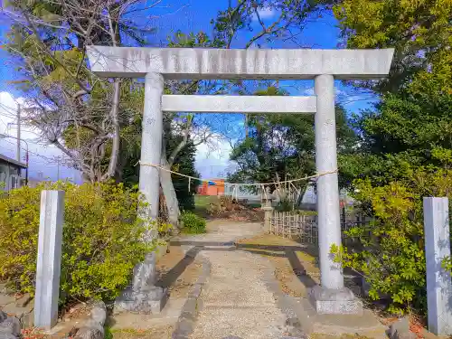 姥ヶ森社の鳥居