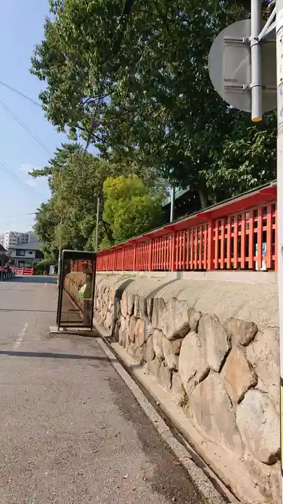 長田神社の周辺