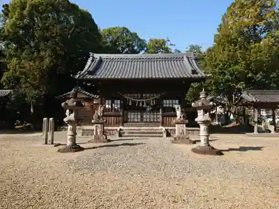 西岡神明社の本殿・本堂
