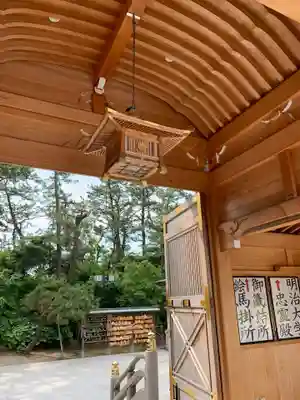 新潟縣護國神社の山門・神門