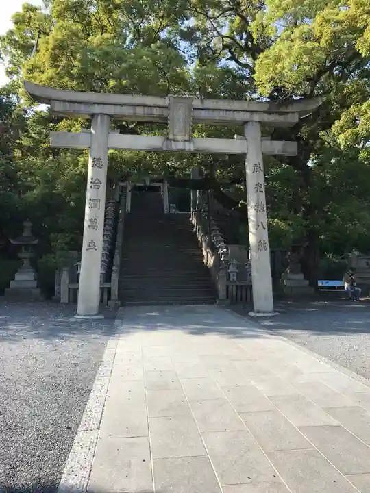 宇夫階神社の鳥居