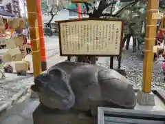 榴岡天満宮の像