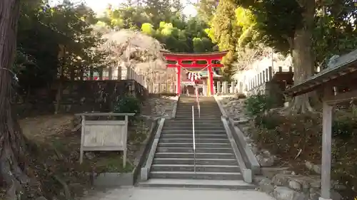小川諏訪神社の鳥居