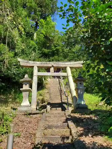 大六天麻王神社の鳥居